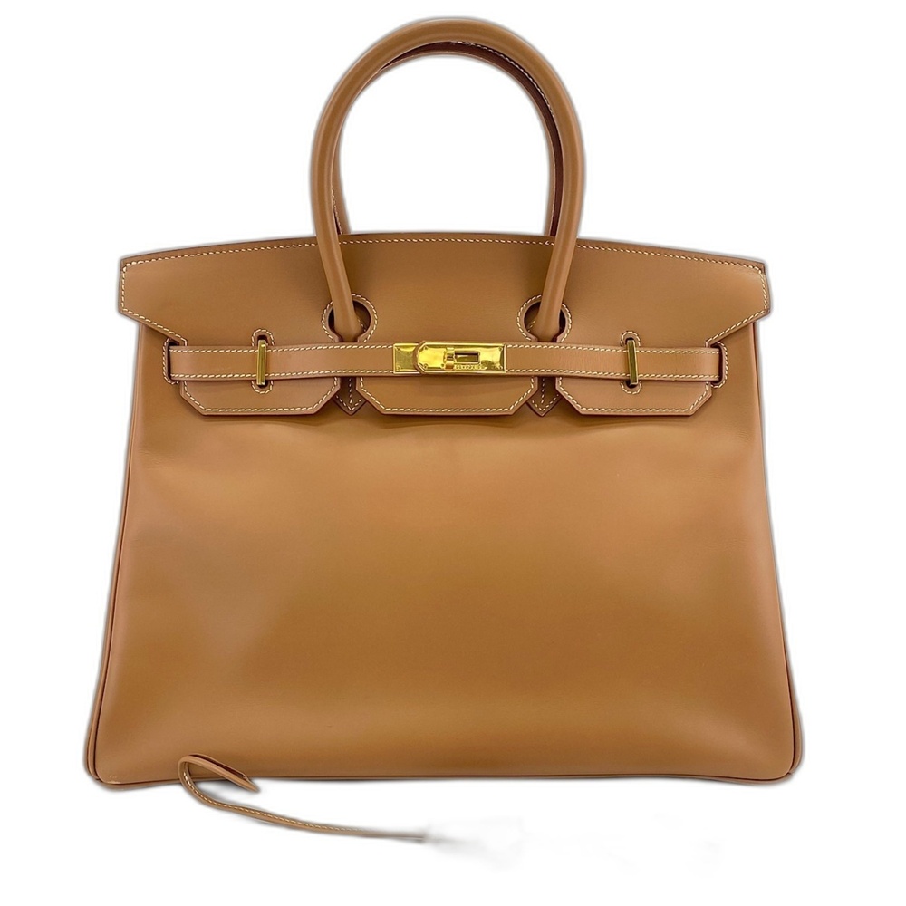 HERMES Birkin 35 Handbag Brown